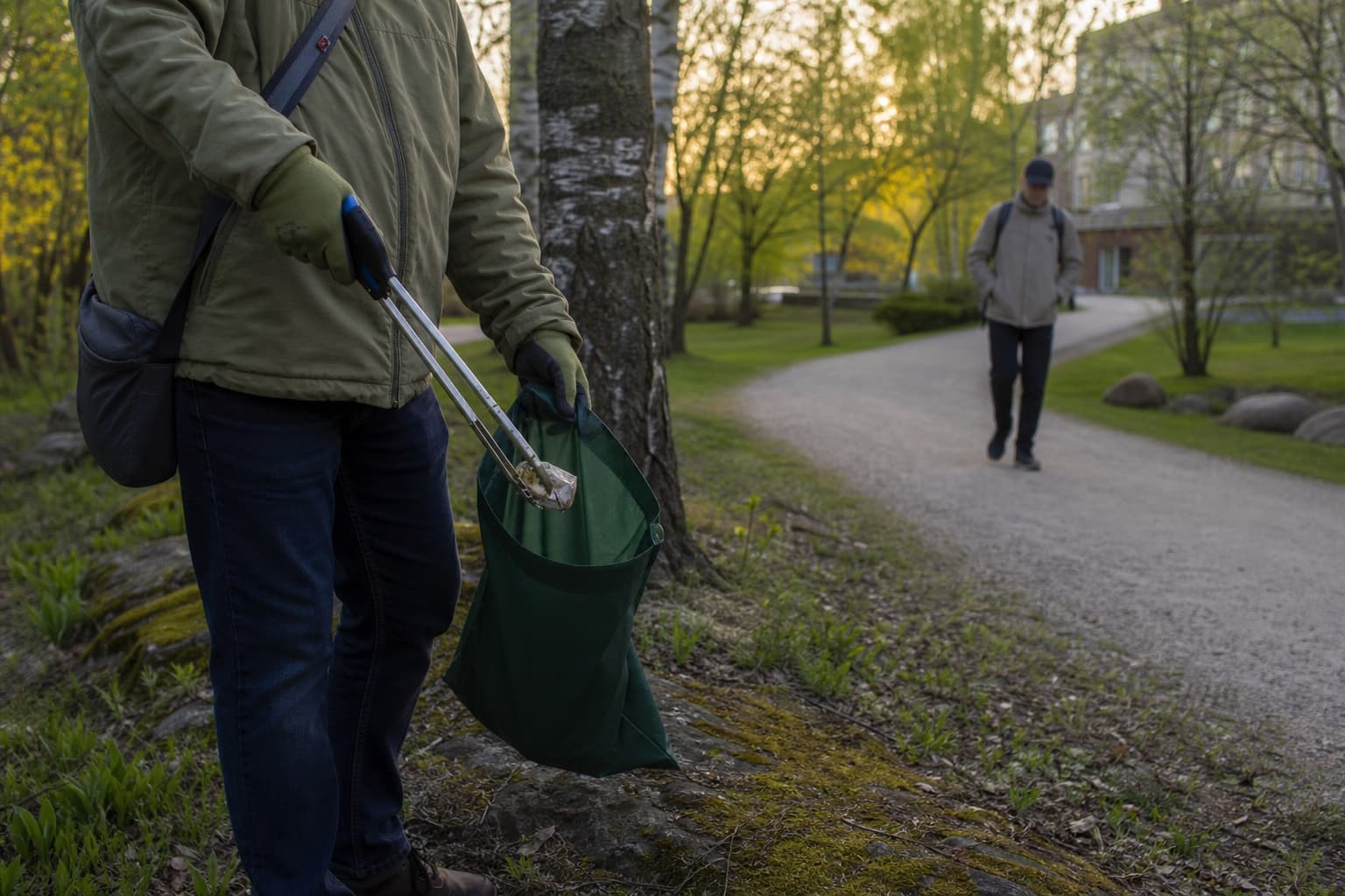 Roskaretki-tyylinen dokumentaarinen kuvitus aiheesta Miksi Roskaretki voi levitä?.